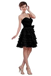 Tiered Chiffon Sweetheart Homecoming Dress/Party Dress/Wedding Dress 