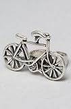 *Accessories Boutique The Antique Bicycle Ring in Silver,Jewelry for Women