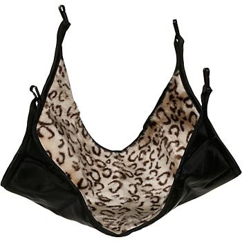 Small Animal Kingdom Animal Print Nylon Plush Hammock For Ferrets