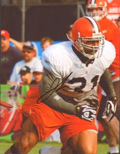 Jamal Lewis Signed Cleveland Browns 8x10 Photo