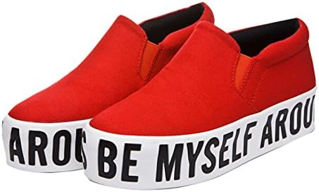 Cuiwei womens Canvas Wedges Platform Shoes Casual Sneakers Low-top Lacing Women's High Heels Shoes