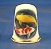 Porcelain China Thimble -- Koi Carp
