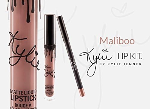 Kylie Jenner Matte Liquid Lipstick & Lip Liner Makeup Lip Kit Set (maliboo)
