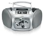 COBY CD TV150 - TV boombox - silver