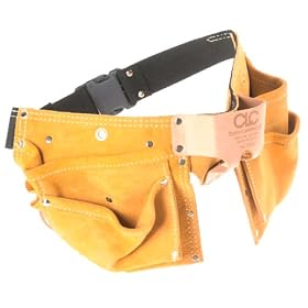 Custom Leathercraft 370X3 8-Pocket Heavy Duty Work Apron by Custom Leather Craft
