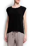 416D1xSQ4GL. SL160  Mango Womens Pleated Neck Blouse   Nice