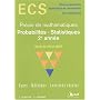 Probabilit�s - Statistiques 2e ann�e ECS