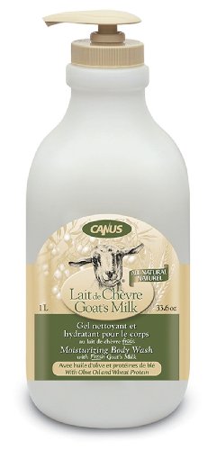 Canus Goat's Milk Natural Olive Oil Body Wash, 33 FL. Ounce