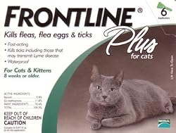 Merial Frontline Plus Flea and Tick Control for Cats and Kittens, 6 Doses