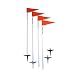 Sporting Goods : 3/4x60" Corner Field Marker Set