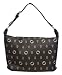 Hunting World At Ease Monogram Navy Fabric Handbag 9558NV