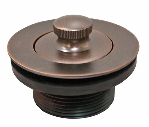 bathtub stoppers Discount Plumbest P35-60RB Lift and Turn Tub Drain, Oil Rubbed Bronze