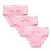 Brix Kids Toddler and Girls Super Soft Turkish Cotton Pink Pointelle Panties. 3 pk