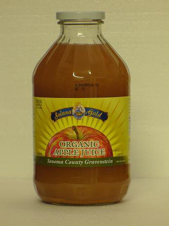 Organic Gravenstein Apple Juice