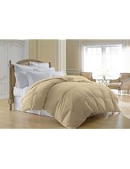 Home: The Seasons Collection? Light Weighted Year Round Warmth Strip Down Gold Comforter Oversize QUEEN Set