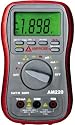 Amprobe AM-220 Red and Gray LCD Digital Multimeter