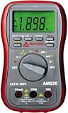 Amprobe AM-220 Red and Gray LCD Digital Multimeter