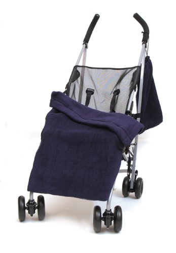 Stay-put Buggy Blanket - Double Navy Picture
