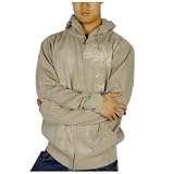 Billabong Mens Tan Zip Up Sweatshirt Hoodie