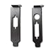 Low Profile / Half Height Bracket For S-Video + DVI + VGA For ATI Nvidia Video Graphics Card