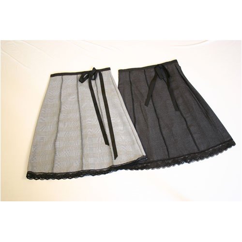 stiched skirt with lace