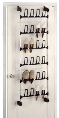 Organize It All Basic Overdoor Shoe Rack, 12-Pair
