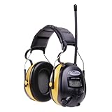 AO Safety 90541 WorkTunes AM/FM Hearing Protector with Digital Tuning and MP3 Input