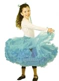 Pretty Child Twirling Tutu Turquoise Petticoat Awesome for dress-up, dance & costumes! TURQUOISE