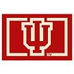 Indiana University Rug - Red/ White (Rectangle)