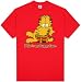 Search : Garfield - Happy Face Specialty Products T-Shirt, L - Red