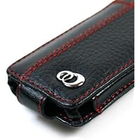 3n1 Combo - Special Flip Leather Case with Swivel Belt Clip for Apple iPod Nano Nano-Chromatic 4th Generation 8gb 16gb + Young Micro Shoe Silicone Pouch for Nike+ Sensor (Nano Chromatic Not Included)