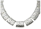 Sterling Silver Hana Design Necklace, 17" by Zina by Zina Sterling Silver, Inc