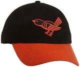 MLB Men's Baltimore Orioles Brooksby Cooperstown Hat (Black, Medium)