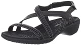 Hush Puppies Women's Theia Ankle-Strap Sandal,Black,8 M US