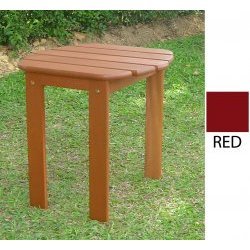Adirondack End Table-Red-20155RED-01-KD (Red) (18.13H x 18.25W x 18.38D) by End Chairs