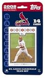 Topps MLB Baseball Cards 2008 St. Louis Cardinals 14 Card Team Set