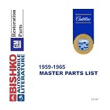 1959 1960 1961 1962 1963 1964 1965 CADILLAC Parts Book List CD by General Motors