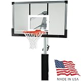 Lifetime Competition Series 79971 In Ground Basketball Hoop with 54 Inch Tempered Glass Backboard