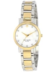kate spade new york Womens 1YRU0147 "Gramercy Mini" Two-Tone Bracelet Watch