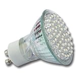 Produkt-Bild: LUMIRA LED-Leuchte mit 60 LEDs und 220 Lumen, Warmwei&szlig;, GU10, 60&deg; Abstrahlwinkel, 3,0 Watt, 230V