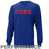 Nike - Nike Chicago Cubs Royal Blue MLB Performance Long Sleeve Training Top