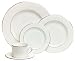 Lenox Tribeca Platinum-Banded Bone China 20-Piece Dinnerware Set, Service for 4