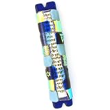 Glistening Squares Glass Mezuzah in Blue