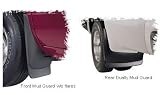 Husky Liners HUS-57451: Mud Flaps, Custom Molded, Rear, Thermoplastic, Black, Ford, F-250/F-250 Super Duty, Pair