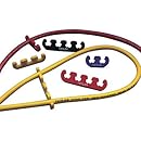 Taylor Cable 42860 Blue Clip-On Wire Separator