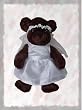 Bride Outfit fits Webkinz L'il Kinz, Ty Beanie Babies, Fluff Factory and Teenies Teddies