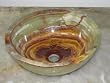 14" Round Green Onyx Bathroom Powderoom Sink Vessel Basin Sink