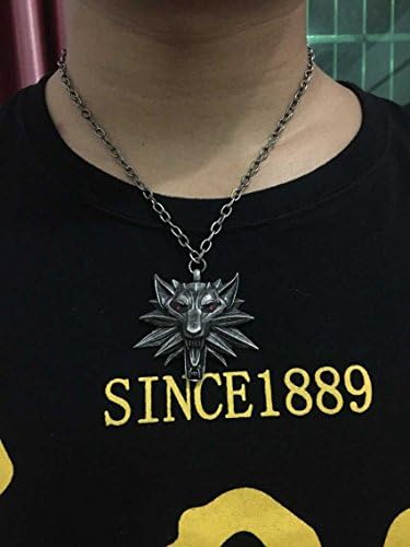 The Witcher 3: Wild Hunt Wolf Head Necklace