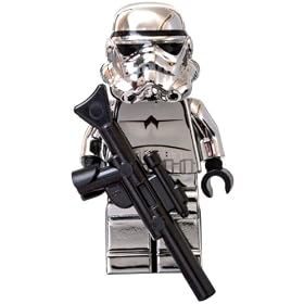 LEGO Star Wars Chase Mini Figure Limited Edition Chrome Stormtrooper with Blaster Rifle