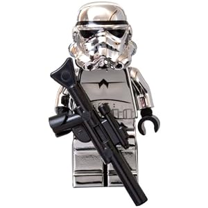 LEGO Star Wars Chase Mini Figure Limited Edition Chrome Stormtrooper with Blaster Rifle